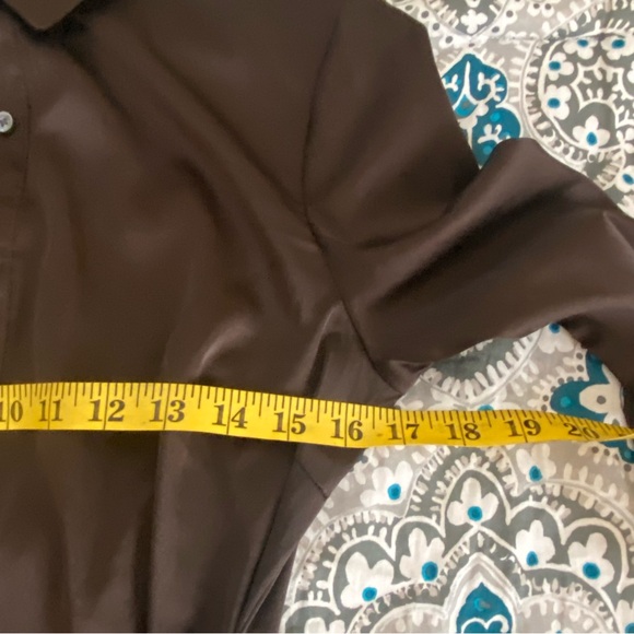 J McLaughlin Elegant Brown Midi Dress Small NWT - Picture 5 of 9